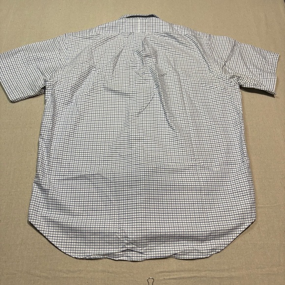 Polo Ralph Lauren Shirt Mens Large Blue Green Blake Button Up Short Sleeve Plaid - Picture 3 of 6